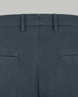 Pantalone chino in popeline di cotone leggero blu marino slim fit