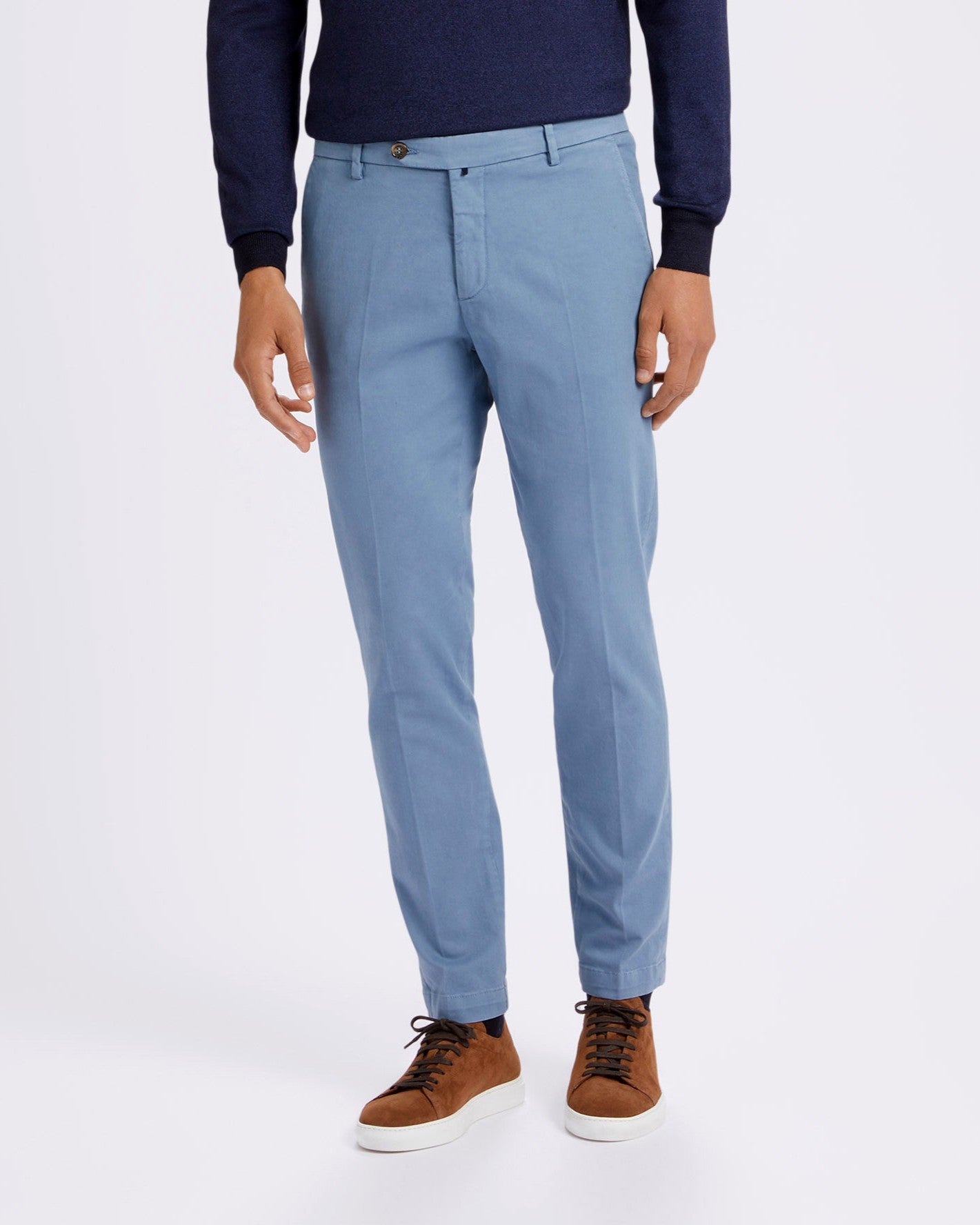 Pantaloni Grigi Pantaloni Verdi Camicia Blu Edc By Esprit