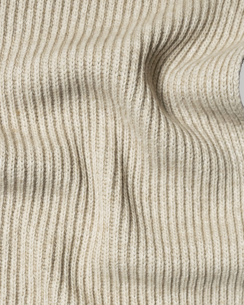 Sciarpa in misto lana e cashmere beige