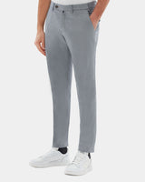 Pantalone chino in cotone medio grigio medio slim fit