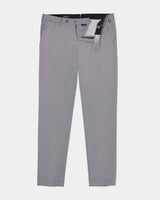 Pantalone chino in cotone medio grigio medio slim fit