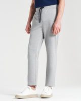 Pantalone tuta con elastico e coulisse in Jersey medio grigio regular fit
