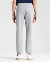 Pantalone tuta con elastico e coulisse in Jersey medio grigio regular fit