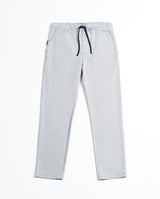Pantalone tuta con elastico e coulisse in Jersey medio grigio regular fit