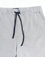 Pantalone tuta con elastico e coulisse in Jersey medio grigio regular fit